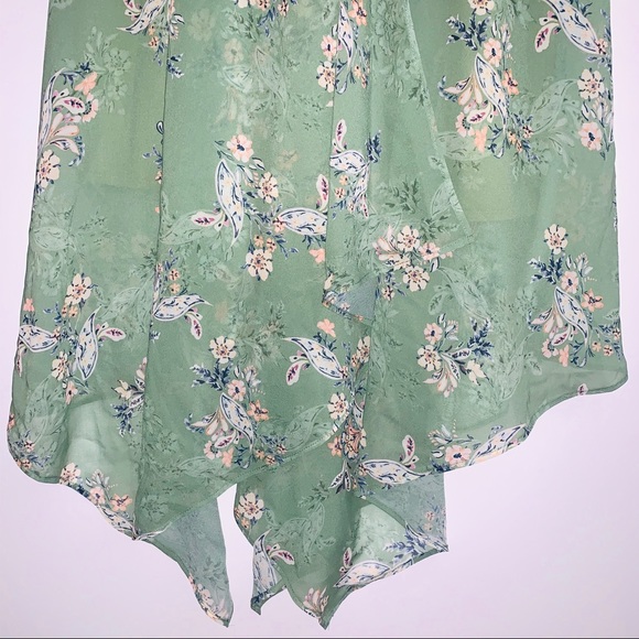 Cecilio Dress in Sage Floral - Picture 5 of 6
